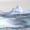 Small Round Stand - Snowscape