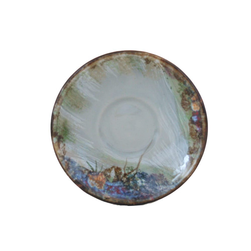SaucerCeladon Rock Pool Highland Stoneware