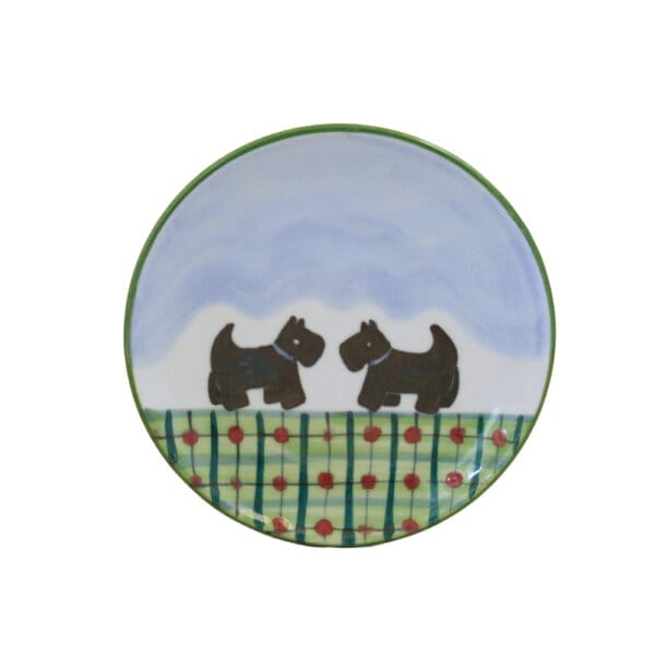 7" Side Plate - Kids Scottie