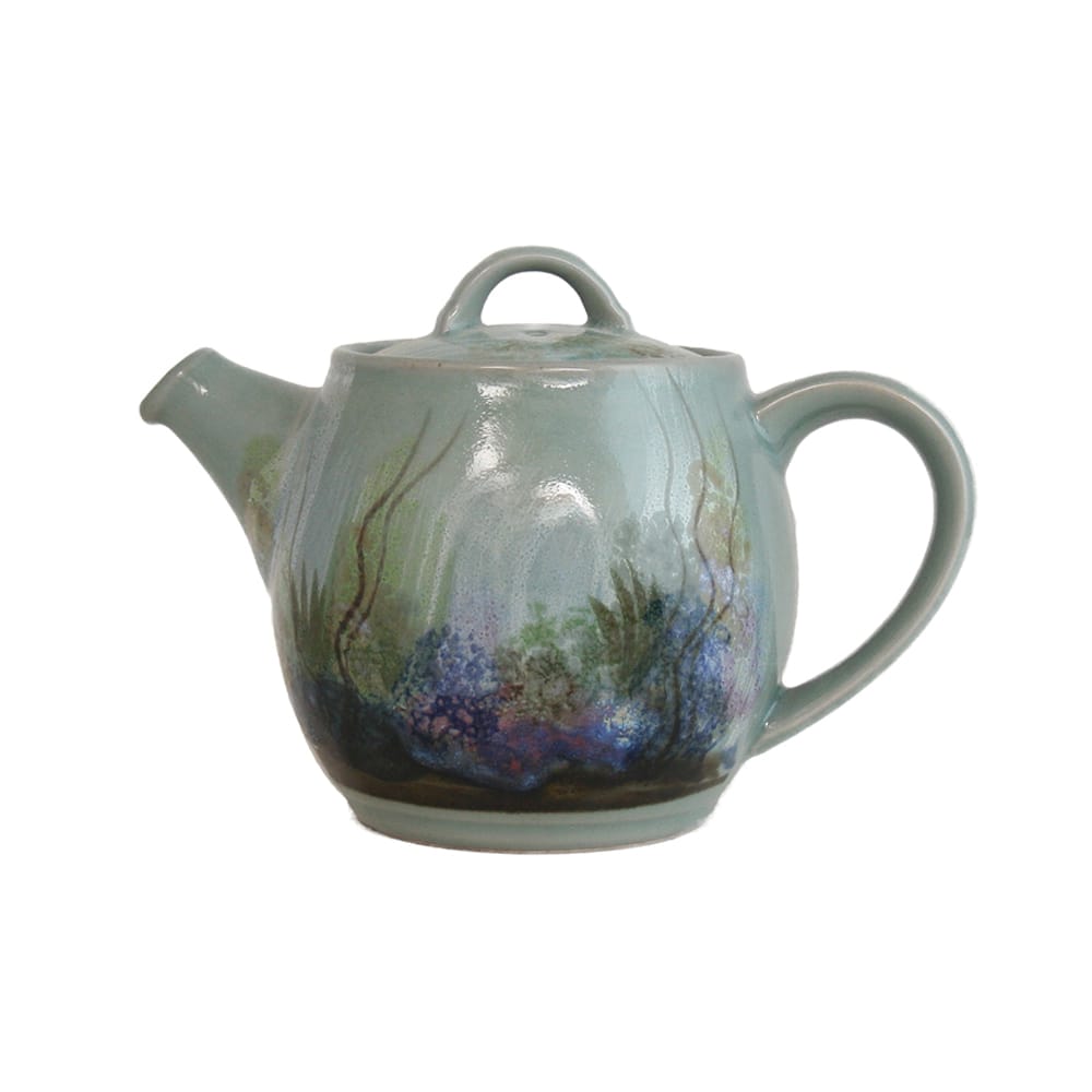 TeapotCeladon Rockpool 2nd Q Highland Stoneware