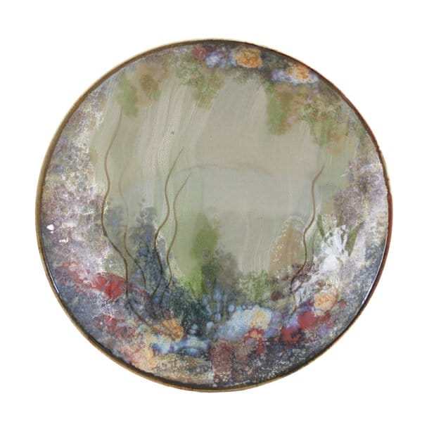 0526RPC Large Geo Dish - Celadon Rockpool