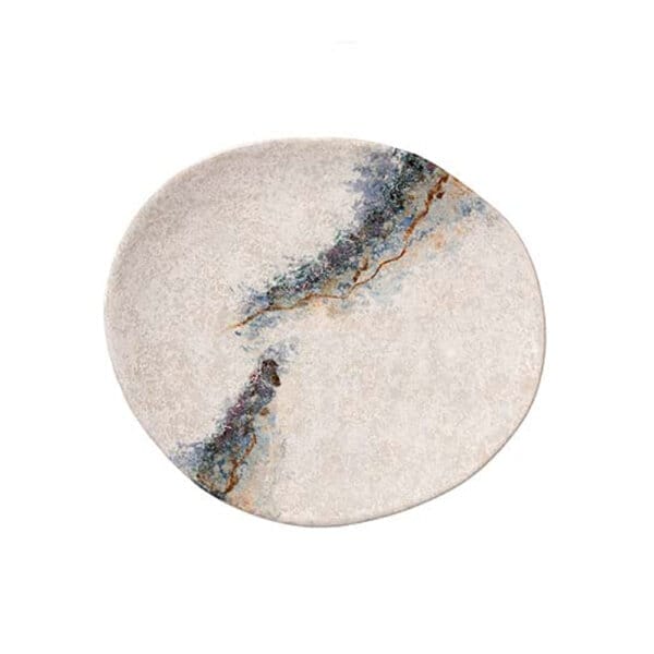 Medium Pebble Plate - Quartz