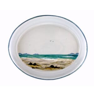 14"Oval Dish - Seascape