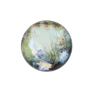 Small Round Stand - Celadon Rockpool