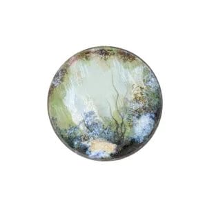 Small Round Stand - Celadon Rockpool
