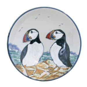 Large Flared Bowl - Puffin