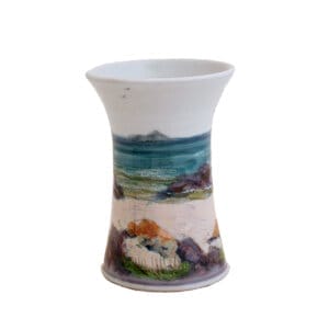 Small Cylinder Vase - Seascape