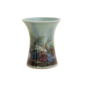 X-Small Cylinder Vase -Celadon Rockpool