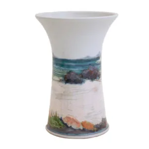 Medium Cylinder Vase - Seascape