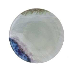 Geo Dinner Plate - Celadon Water