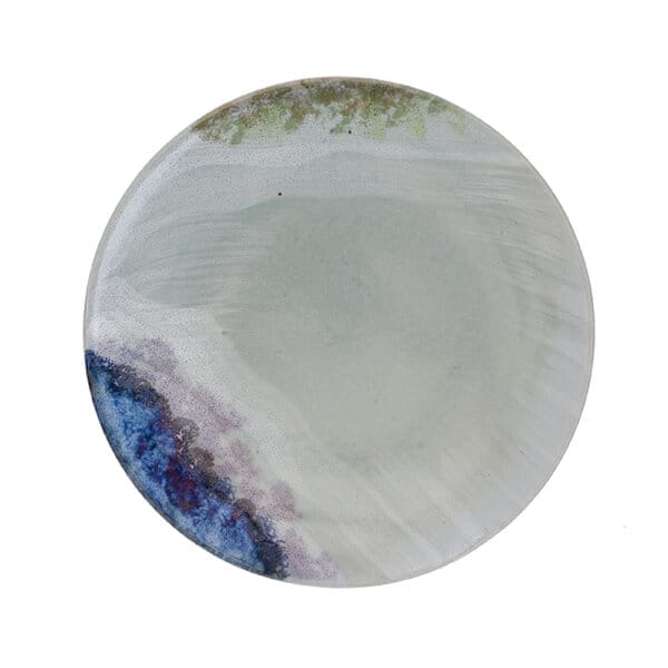 Geo Dinner Plate - Celadon Water