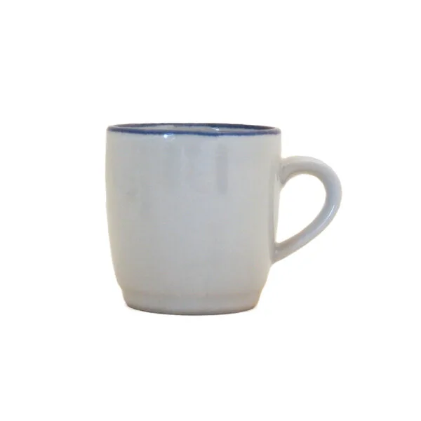Coffee Cup -Blue Edge