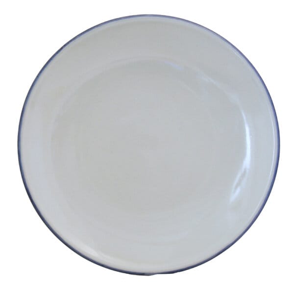 10"Dinner Plate - Blue Edge