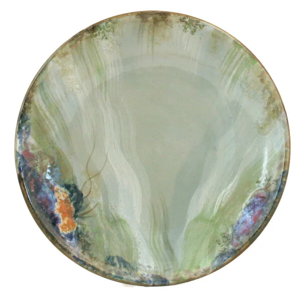 10" Dinner Plate - Celadon Rock Pool