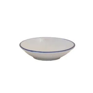 6" Dessert Dish - Blue Edge