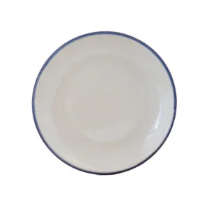 7" Side Plate - Blue Edge