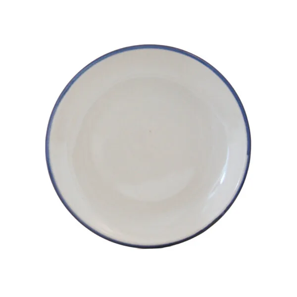 7" Side Plate - Blue Edge