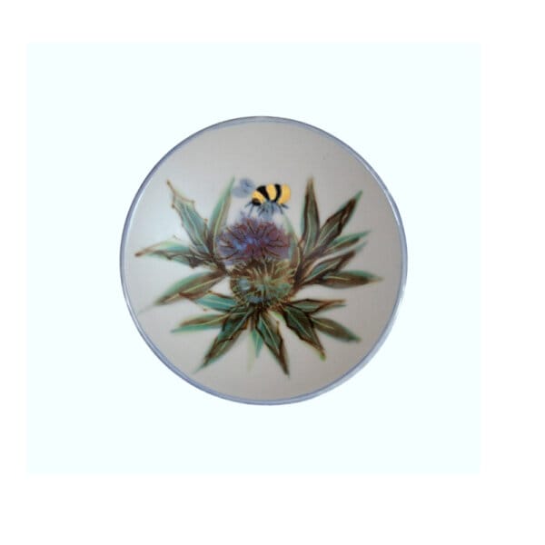 Small Geo Dish - Thistle
