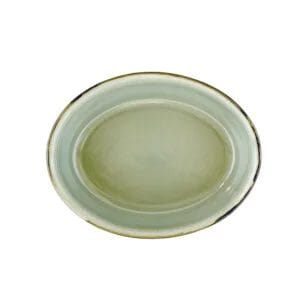 10" Oval Dish-Celadon