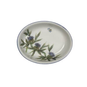 10" Oval Dish-Thistle