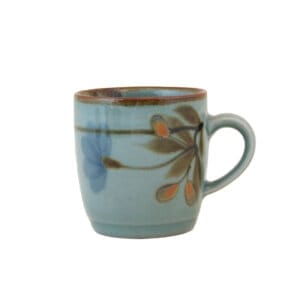 Coffee Cup -Celadon Floral