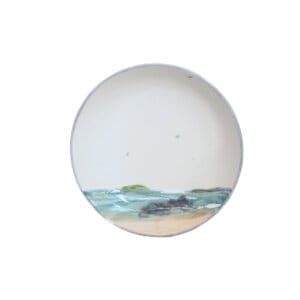 Geo Dessert Dish - Seascape Light
