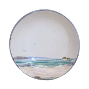 Geo Pasta Bowl - Seascape Light