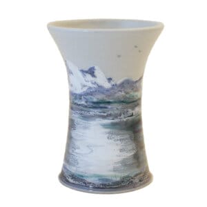 Small Cylinder Vase - Snowscape