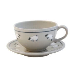 Cappuccino Cup & Saucer - Sheep