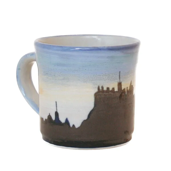 1/2 Pint Mug - Edinburgh Skyline