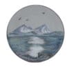 Small Round Stand - Snowscape