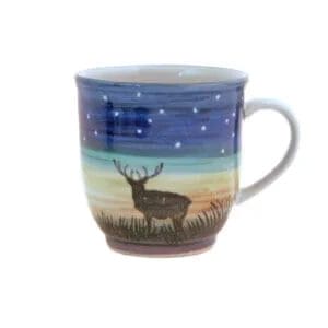 425 Mug - Stag at Night