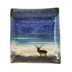 Medium Square - Stag at Night