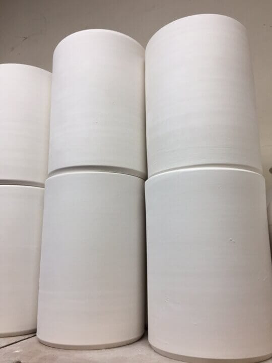 utensil holder bisque