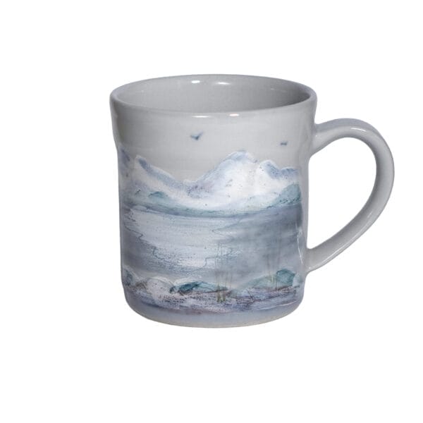 SNS 1pt side 1 - handle right 1 pint mug - Snowscape